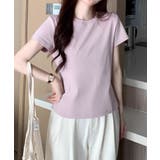 【aimoha】デイリークルーネックTシャツ | aimoha  | 詳細画像4 