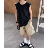 【aimoha-KIDS-】フレンチスリーブリブTシャツ | aimoha kids | 詳細画像14