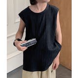 ブラック | 【aimoha-KIDS-】フレンチスリーブリブTシャツ | aimoha kids