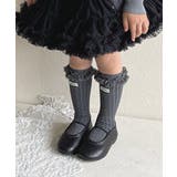 【aimoha-KIDS-】フリル付きリブキッズソックス | aimoha kids | 詳細画像23