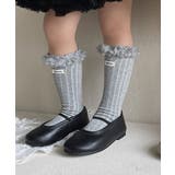 ライトグレー | 【aimoha-KIDS-】フリル付きリブキッズソックス | aimoha kids