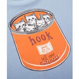 HOOK original ヴィンテージ風缶詰猫バックプリントTEE | HOOK | 詳細画像8