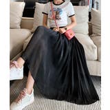 ブラック | シアープリーツスカート | aimoha 