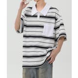 ボーダーポロシャツ | aimoha men | 詳細画像11