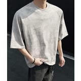 グレー | ヴィンテージ調カモフラTシャツ | aimoha men