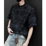 ブラック | ヴィンテージ調カモフラTシャツ | aimoha men