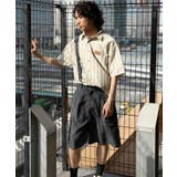 HOOK -original- 古着風ストライプ総柄半袖ビッグシャツ | HOOK | 詳細画像13