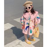 【aimoha-KIDS-】韓国子供服 かわいい大き襟ワンピース | aimoha kids | 詳細画像3