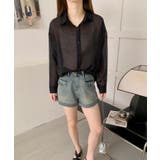 バックリボンフェミニンシャツ | aimoha  | 詳細画像13 