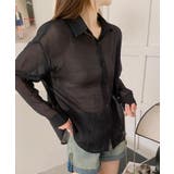 バックリボンフェミニンシャツ | aimoha  | 詳細画像14 