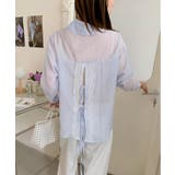 バックリボンフェミニンシャツ | aimoha  | 詳細画像19 