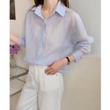 バックリボンフェミニンシャツ | aimoha  | 詳細画像21 