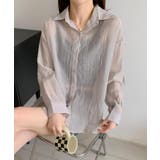 バックリボンフェミニンシャツ | aimoha  | 詳細画像36 