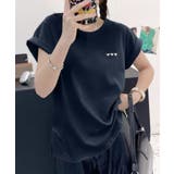 シンプクルーネック半袖Tシャツ | aimoha  | 詳細画像9 