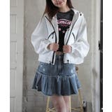 【HOOK】for girls アメカジ裾デザインカットワークプリントウォッシュ… | HOOK | 詳細画像16 