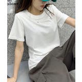 ネック配色シンプルTシャツ | aimoha | 詳細画像5