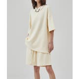 【GENXDER】ワッフルスリットポロ風Tシャツ | aimoha | 詳細画像1