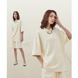 【GENXDER】ワッフルスリットポロ風Tシャツ | aimoha | 詳細画像2