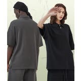 【GENXDER】ワッフルスリットポロ風Tシャツ | aimoha | 詳細画像6