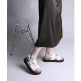 【shoes365】ダブルバックル革サンダル | aimoha | 詳細画像9