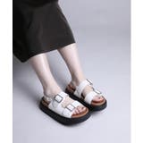 【shoes365】ダブルバックル革サンダル | aimoha | 詳細画像13