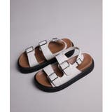 【shoes365】ダブルバックル革サンダル | aimoha | 詳細画像17