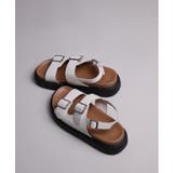 【shoes365】ダブルバックル革サンダル | aimoha | 詳細画像18