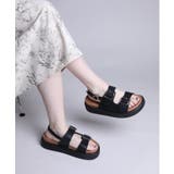 【shoes365】ダブルバックル革サンダル | aimoha | 詳細画像6