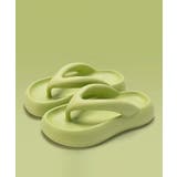 グリーン | 【shoes365】厚底トングサンダル | aimoha 