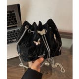 バラフライ巾着チェーンショルダーバッグ | aimoha  | 詳細画像10 