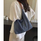 デニム調ワンショルダートートバッグ | aimoha | 詳細画像18