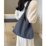 デニム調ワンショルダートートバッグ | aimoha | 詳細画像28