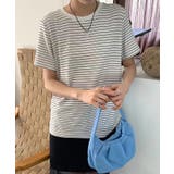ボーダー柄Tシャツ | aimoha | 詳細画像9