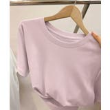 パープル | カラーベーシックTシャツ | aimoha 