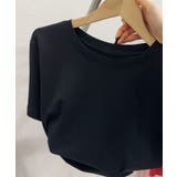 ブラック | カラーベーシックTシャツ | aimoha 