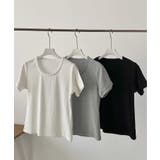 レースネックラウンドTシャツ | aimoha | 詳細画像2