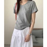 レースネックラウンドTシャツ | aimoha | 詳細画像32