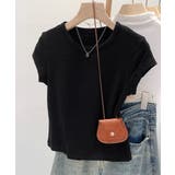 ベーシッククルーネックTシャツ | aimoha | 詳細画像3