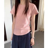 ピンク | ベーシッククルーネックTシャツ | aimoha