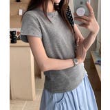 ベーシッククルーネックTシャツ | aimoha | 詳細画像31