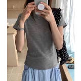 ベーシッククルーネックTシャツ | aimoha | 詳細画像32