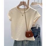 ベーシッククルーネックTシャツ | aimoha | 詳細画像5