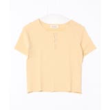 麻入り涼しいフロントボタンTシャツ | aimoha  | 詳細画像4 