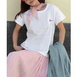シンプル刺繍ロゴTシャツ | aimoha | 詳細画像9