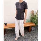 細ボーダーフィットTシャツ | aimoha | 詳細画像5