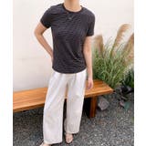 細ボーダーフィットTシャツ | aimoha | 詳細画像2
