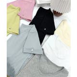 Uネック半袖Tシャツ | aimoha  | 詳細画像3 