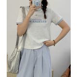 杢グレー | カリフォルニアロゴTシャツ | aimoha 