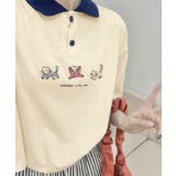 動物刺繍 コットンポロシャツ | aimoha | 詳細画像3