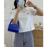 ワンポイントヘッドホン刺繍入りベーシックTシャツ | aimoha | 詳細画像9